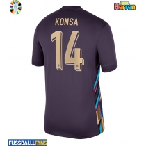 England Ezri Konsa #14 Auswärtstrikot EM 2024 Kurzarm